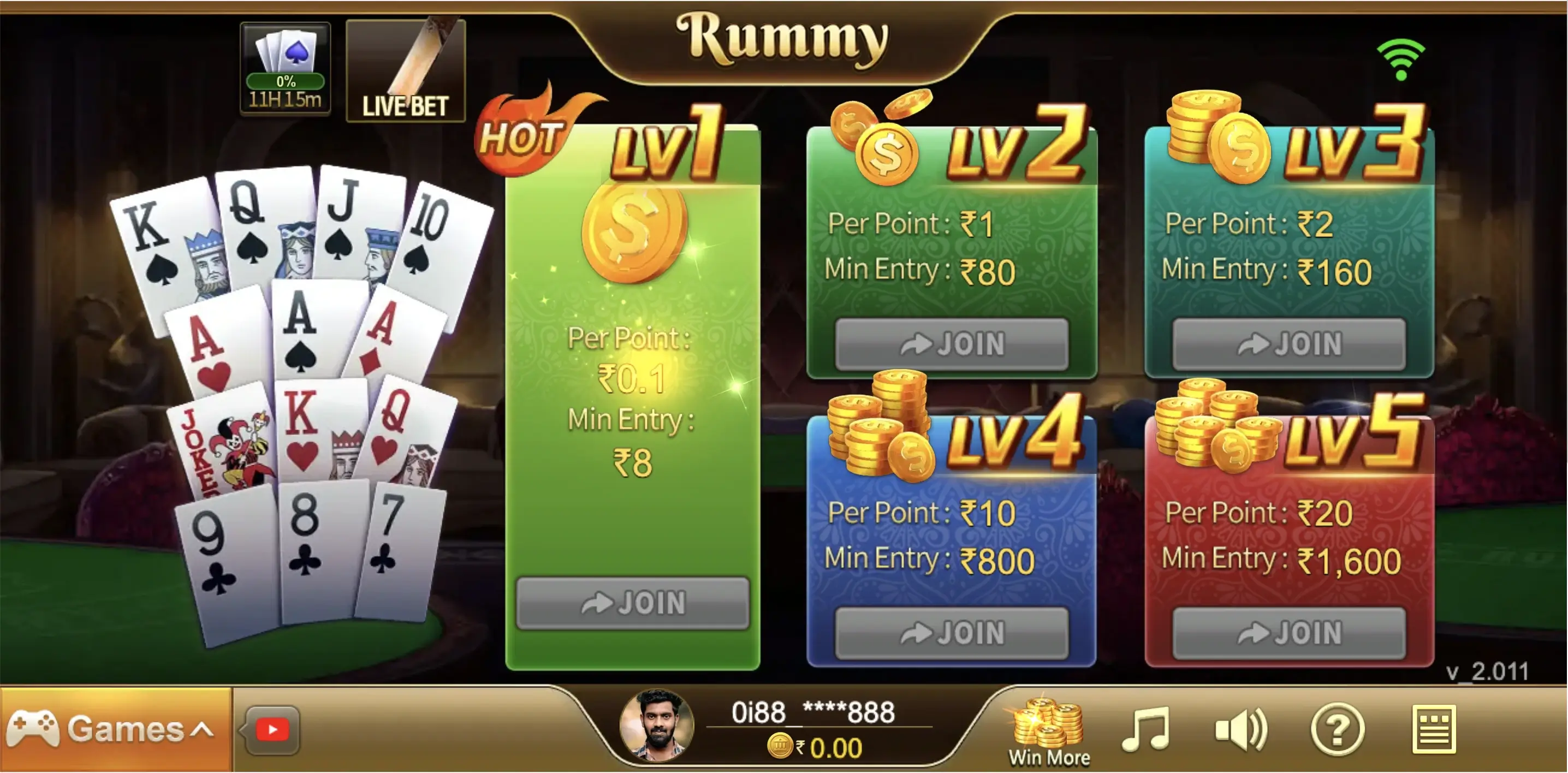 Rummy Casino Game
